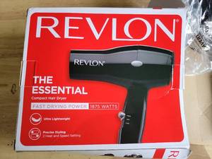 lot 20337 image: Revlon The Essential Compact Hair Dryer 1875 Watts