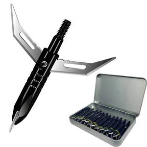 lot 20354 image: e5e10 12pcs Hunting Broadheads 100 Grain Archery Broadheads