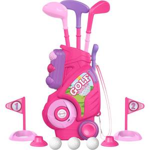 lot 1003 image: Liberry Toddler Golf Clubs Set with Cart and Accessories