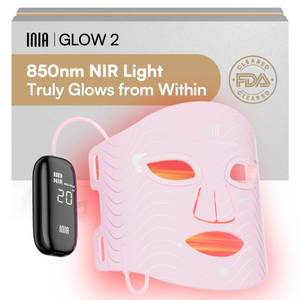 lot 1773 image: INIA Red Light Therapy Mask for Face, 850nm NIR, RedBlue LED Light 4 Modes