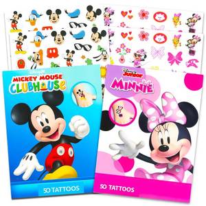 lot 2072 image: Disney Mickey and Minnie Temporary Tattoos Party Favors Pack Bundle