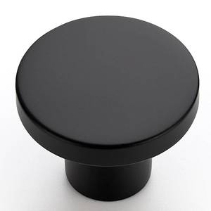 lot 2088 image: HOME EDIT 10 Pack Black Cabinet Knobs, 1-15 Inch Round Drawer Knobs