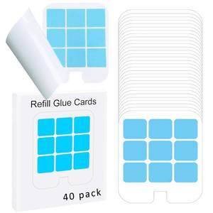 lot 2164 image: 40 Pack Refill Glue Cards Compatible with Safer Home Fly Trap Refill,Applicable to SH502��SH503��23005-06 and DT3005W��DT3005W-DS3, Flying Insect Trap Refill Replacement