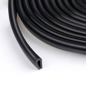 lot 4003 image: Tondiamo Rubber U Channel Edge Trim 75 Feet