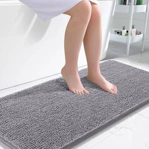 lot 7805 image: OLANLY Bathroom Runner Rug 47x24 Chenille