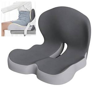 lot 7837 image: TOWGOU Orthopedic Seat Cushion with Lumbar Support