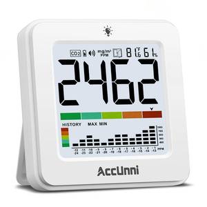 lot 8151 image: AccUnni CO2 Monitor with Temperature and Humidity