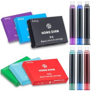 lot 8174 image: Asvine Fountain Pen Ink Cartridges 30-Pack 3.4mm