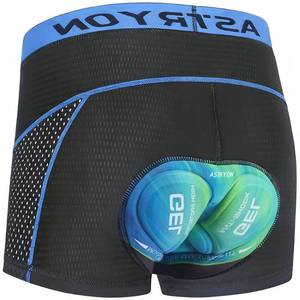 lot 8193 image: ASTRYON Mens Padded Cycling Shorts 5D Gel MTB
