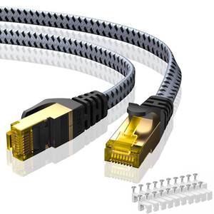 lot 8210 image: ARISKEEN Cat 8 Ethernet Cable 200FT 40Gbps