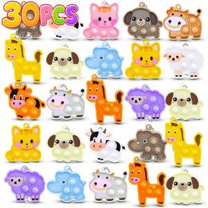 lot 8212 image: BicMan Pop It Keychain 30-Piece Set