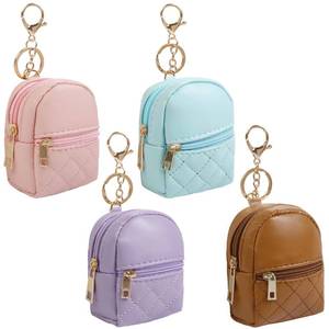 lot 8231 image: AIBFRID 4-Piece Mini Backpack Keychain Cosmetic Bag Set