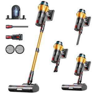 lot 9903 image: Cordless Vacuum Cleaner, 650W60Kpa70 Mins Cordless Stick Vacuum, Self-Standing Wireless Vacuum with LED Displsy, 1.8L Dust Cup, Anti-Tangle Vacuum Cordless, Vacuum Cleaners for HomePet HairCarpet