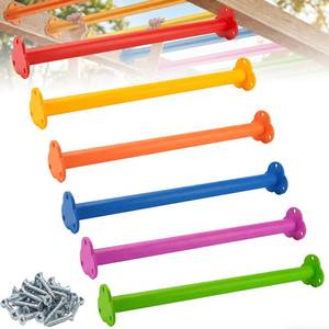lot 9905 image: BiJun 16.5 inch Monkey Bars Kit for Backyard Outdoor Indoor Ladder Rungs