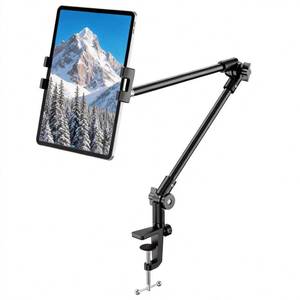 lot 9913 image: KDD Tablet Stand Holder, Adjustment iPad Phone Mount, 27in Long Arm Webcam Stand Projector Camera Mount for Desk, Fit for 4.7-12.9 Devices, iPad Pro 12.9 Air Mini, Galaxy Tabs, Switch, iPhone