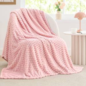 lot 9949 image: BEDELITE Pink Throw Blanket for Couch, Soft Cozy Gifts for Women, 50  60