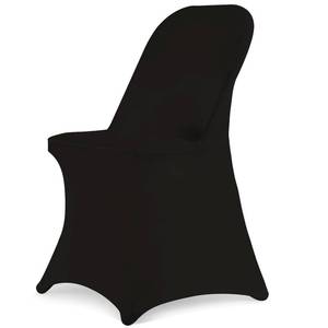 lot 9993 image: HAINARverS Stretch Spandex Folding Chair Covers 30PCS Black Universal