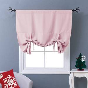lot 10333 image: NICETOWN LavenderBaby Pink Blackout Curtains 63 Inches Long for Bedroom