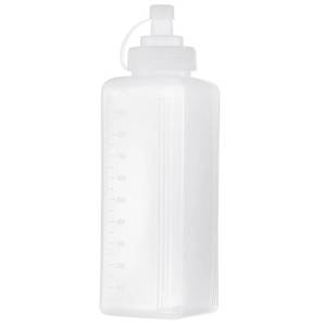 lot 10348 image: Wide Mouth Squeeze Bottles Squeeze-Bottle Sauce Bottles Squeeze Condiment Dispenser Restaurant Plastic Salad Dressing Squeeze-Bottle Clear Condiment Squeezes Bottle for Sour Cream Food Kitchen
