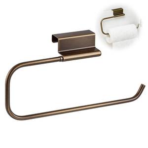 lot 10353 image: Yaocom 12.4 Inches Cabinet Door Paper Towel Holder, Vintage Bronze, 1 Pcs