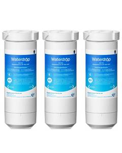 lot 10355 image: Waterdrop XWF Water Filter Replacement for GE� WR17X30702, 3 Pack, No chip