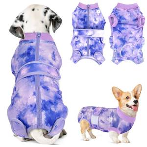 lot 10407 image: Lukovee Recovery Suit for Dogs, Spay Neuter Surgery Suit Onesie Female Male