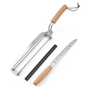 lot 10428 image: SOPHREPT Bread Knife Set for Homemade Bread, Bow Knife and Small Knife