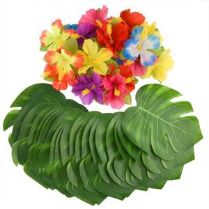 lot 10431 image: KUUQA 60 Pcs Tropical Party Decoration Supplies