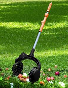 lot 10433 image: GASREKV Nut Gatherer for Walnuts with 1.8-Gallon Capacity, No-Bend Emptying Design��Acorn Picker Upper Roller Suitable for 1.2-3.6 Walnuts,Chestnuts, Fallen Apples & Tennis Balls(No Small Acorns)