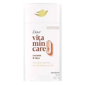 lot 10437 image: Dove Coconut & Shea Butter VitaminCare Aluminum-Free Deo Stick, 2.6 oz