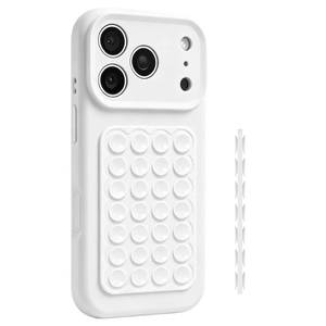 lot 10449 image: DreamsLink.LC Silicone Double-Sided Suction Phone Mount - White Small