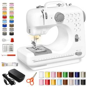 lot 11484 image: Lastempa Portable Mini Sewing Machine Gray