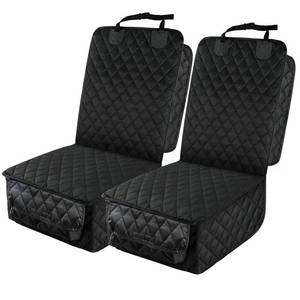 lot 11485 image: PETICON Waterproof Front Seat Car Cover 2-Pack