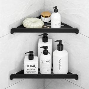 lot 11523 image: Fikoksol Triangle Corner Shower Caddy, 2-Pack