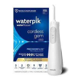 lot 11549 image: Waterpik Cordless Gem 5100 Water Flosser WF-27CD010