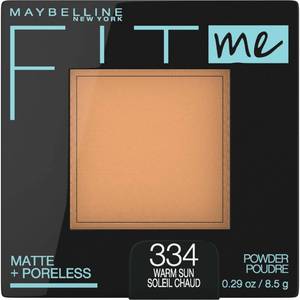 lot 12065 image: Maybelline Fit Me Matte  Poreless Pressed Face Powder, Warm Sun