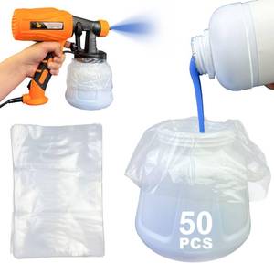 lot 12102 image: Paint Sprayer Cup Liners 50-Pack