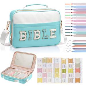 lot 12447 image: KOPKOFT Bible Cover Case with Study Accessories
