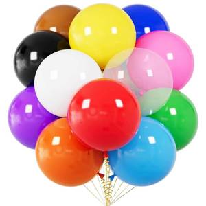 lot 12454 image: ASIYUHY 18 Inch Latex Balloons 12 Pack Assorted