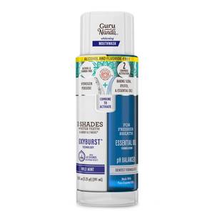 lot 12456 image: GuruNanda Whitening Mouthwash Dual Barrel 20 Fl Oz
