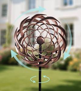 lot 13721 image: VUFOZ 63 Copper Wind Spinner with Bronze Clockwork