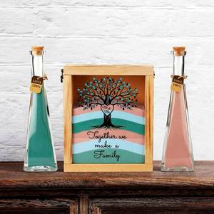 lot 13722 image: Blosssound Unity Sand Ceremony Set with Shadow Box