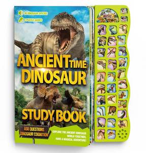 lot 13723 image: Gzsbaby Dinosaur Interactive Sound Book 30 Species