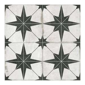 lot 13730 image: Tiles Plaza Peel and Stick Backsplash Tiles, Black Star
