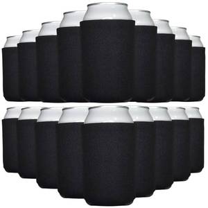 lot 13748 image: TahoeBay Blank Can Cooler Sleeves 12oz 50-Pack Black
