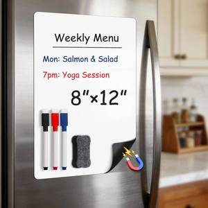 lot 14024 image: Warasee Magnetic Dry Erase Board for Fridge