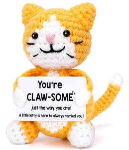 lot 14038 image: Zalohia Handmade Crochet Cat Ornament