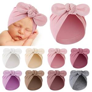 lot 14039 image: Suhine 8-Piece Preemie Knot Hats Cotton Newborn