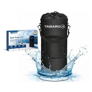 lot 14042 image: TABARO Pontoon Boat Trash Can, 10-13 Gallon