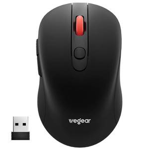 lot 14057 image: Wegear USB Wireless Mouse 2.4GHz Black